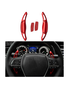 Cubierta de palanca de cambio KEALAS para Toyota Camry 2018-2023 Rojo