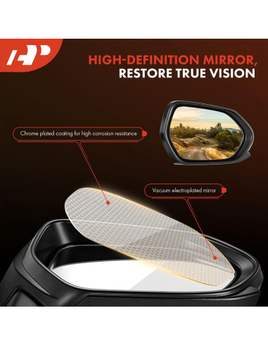 Espejo Retrovisor Eléctrico A-Premium Toyota Corolla 2009-2013