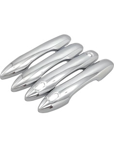 Cubierta de manija de puerta KEALAS Cromo para Toyota Camry Corolla Avalon 2