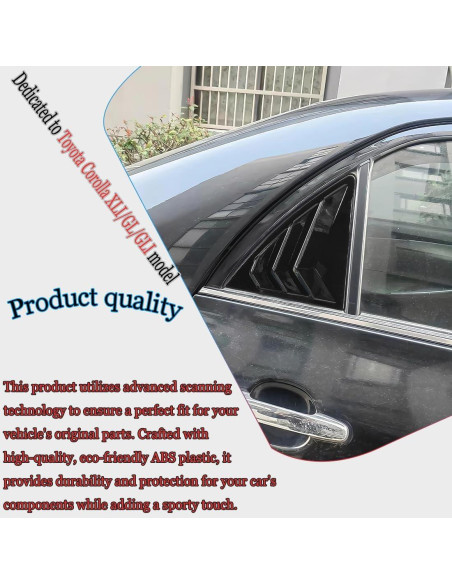 Persianas de Ventana MUXEE para Toyota Corolla 2009-2013