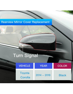 Cubierta Espejo Lateral Derecho Toyota Corolla 2014-2018 2