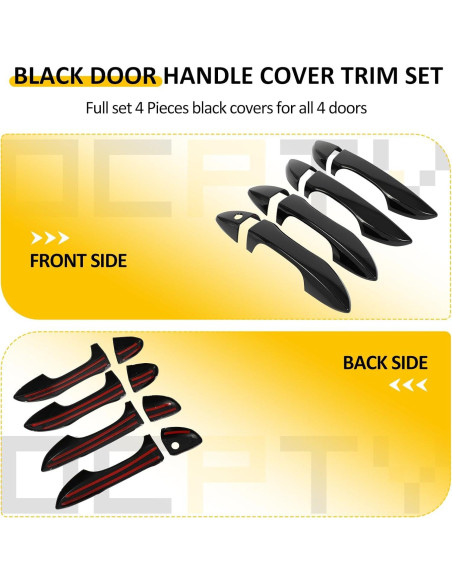 Cubiertas de Manija de Puerta OCPTY para Toyota Corolla 2014-2019