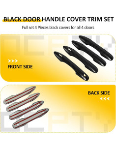 Cubiertas de Manijas de Puerta OCPTY para Toyota 2017-2022 2