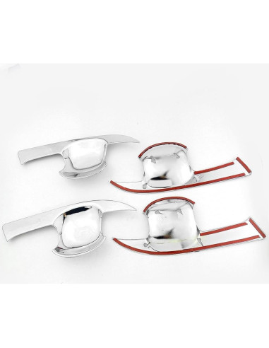 Cubierta de Manija de Puerta Cromo Dakitita para Toyota Corolla 2019-2024