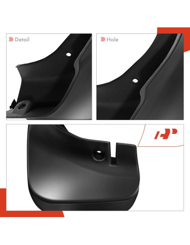 Juego de 4 Guardabarros A-Premium para Toyota Corolla 1993-1997