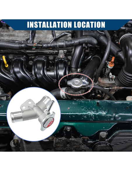 Cuello de Llenado de Radiador Hihaha para Toyota Yaris 2007-2018