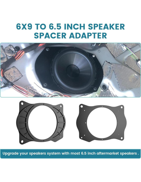 Adaptador de Altavoz NuIth 6x9 a 6.5 para Toyota