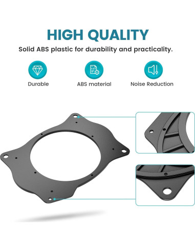 Adaptador de Altavoz NuIth 6x9 a 6.5 para Toyota