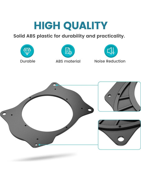 Adaptador de Altavoz NuIth 6x9 a 6.5 para Toyota