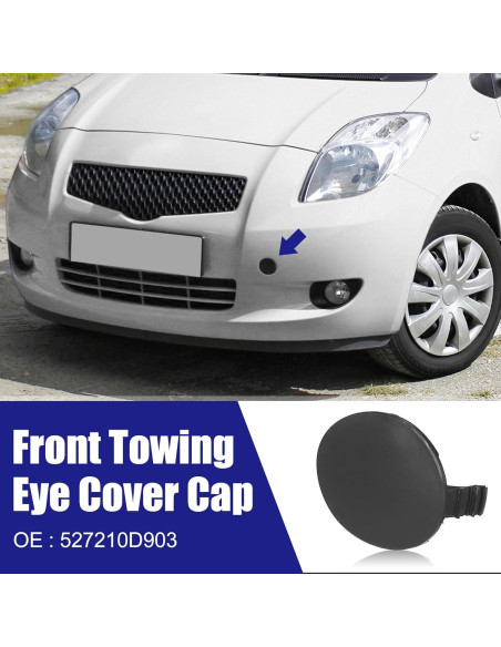 Tapa Gancho Remolque Frontal Derecho Toyota Yaris/Vios 2008-2013