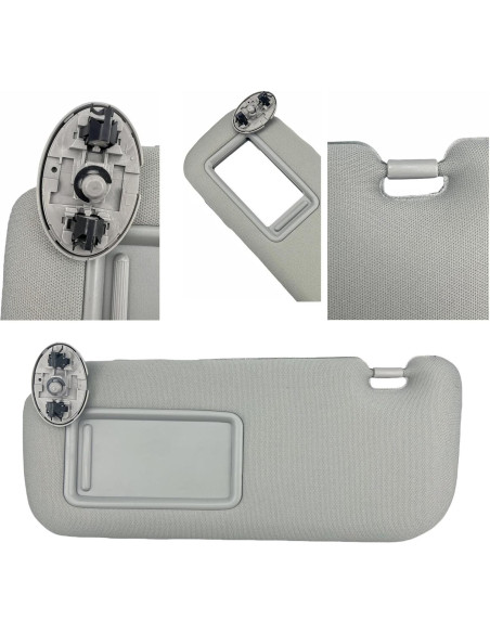 Viseras solares para Toyota Corolla 2009-2013 GlymXia Gris
