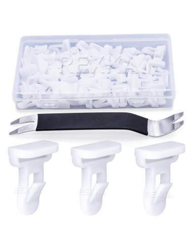 Rexka 31pcs Clips de Moldura para Toyota Lexus - Herramienta