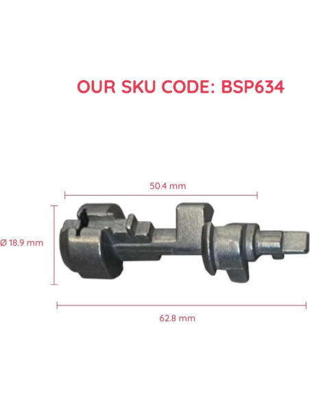 Cilindro de bloqueo de encendido Bross BSP634 para Toyota Corolla