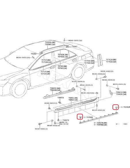 Rexka 31pcs Clips de Moldura para Toyota Lexus - Herramienta