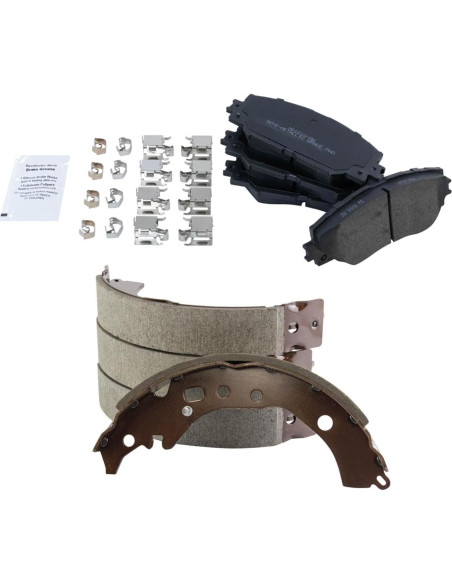 Pastillas de Freno TRQ Semi-Metálicas Juego de 2 Piezas