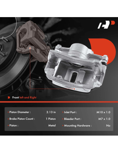 Caliper de Freno de Disco A-Premium para Geo y Toyota