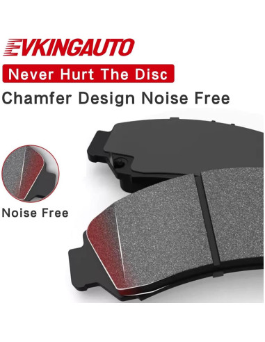 Juego de Pastillas de Freno Cerámicas Evkingauto LBBJ 8 Piezas