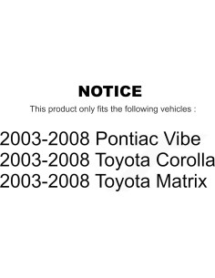 Pastillas de freno cerámicas CMX-D923 para Toyota Corolla y Pontiac Vibe 2