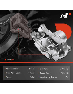 Caliper de Freno de Disco A-Premium Lado Izquierdo Pontiac Scion Toyota 2