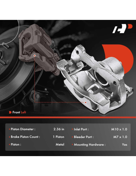 Caliper de Freno de Disco A-Premium Lado Izquierdo Pontiac Scion Toyota