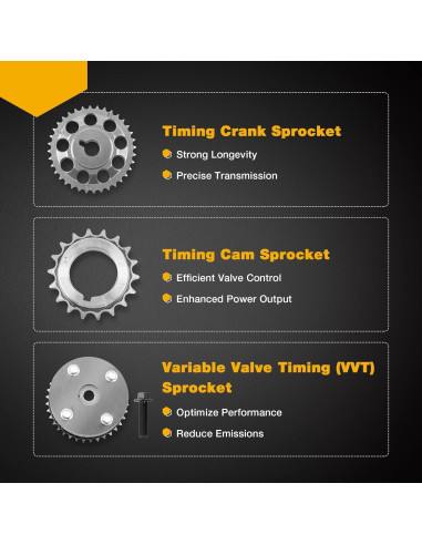 Juego de cadena de distribución Gledewen 1.8L para Toyota y Chevrolet