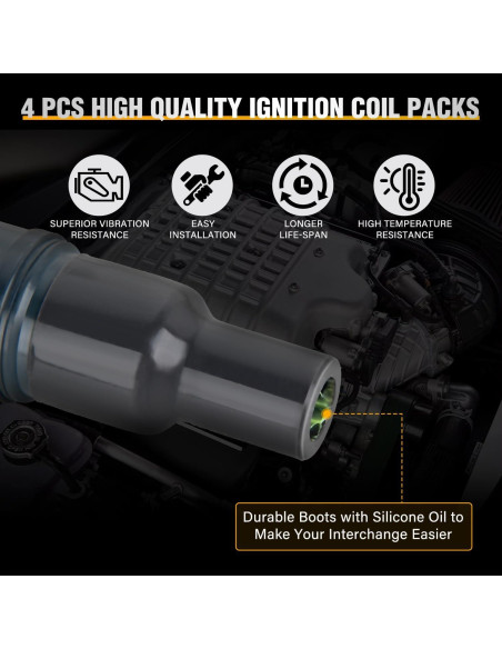 Juego de 4 Bobinas de Encendido Nilight para Toyota/Lexus