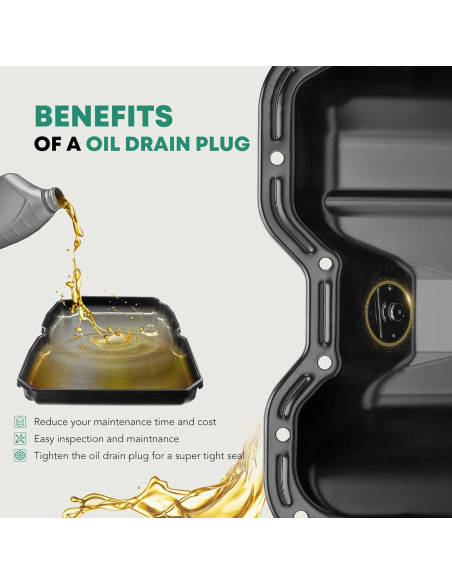 Bandeja de Aceite Motor YHTAUTO para Toyota Corolla/Celica