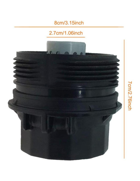 Tapa de Filtro de Aceite YUTOCOOL para Lexus y Toyota 1.8L