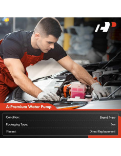 Bomba de Agua A-Premium para Toyota Corolla 2014-2022 1.8L 2.0L 2