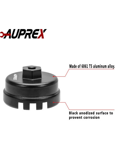Llave de Filtro de Aceite AUPREX 64mm 14 Flautas para Toyota