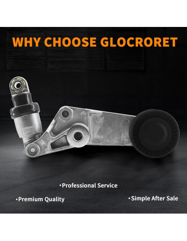 Conjunto de Polea de Tensión GLOCRORET 166200W093 para Toyota