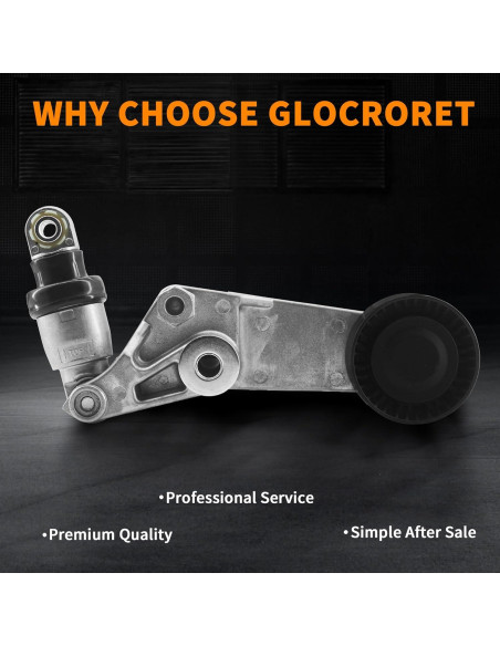Conjunto de Polea de Tensión GLOCRORET 166200W093 para Toyota