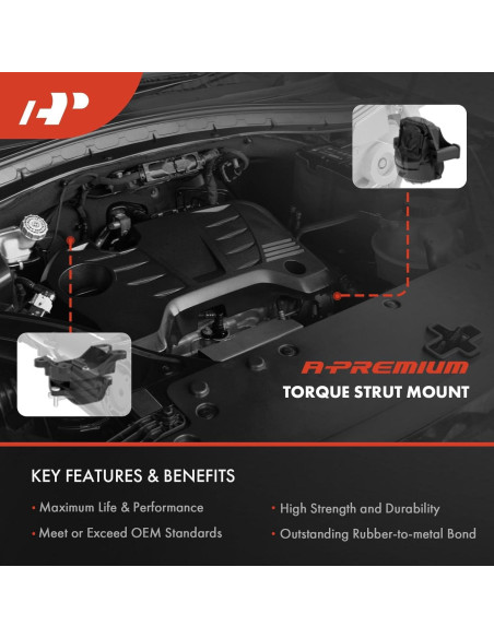 Montaje Soporte Torsión A-Premium Toyota Corolla Prius 1.8L