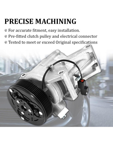 Compresor de aire acondicionado QuenPenge EH466 para Mazda y Toyota
