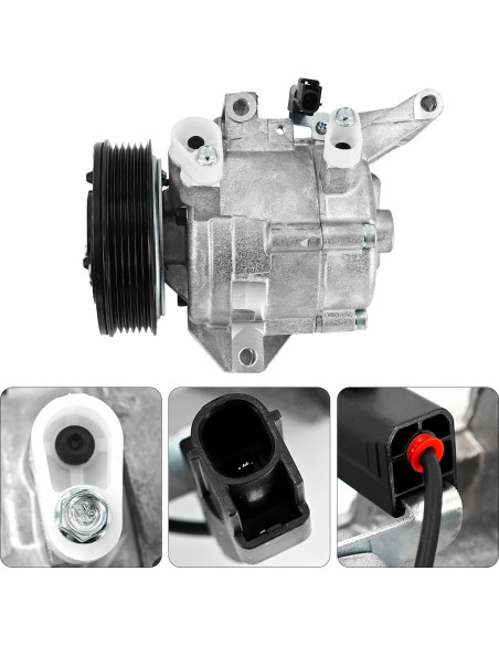 Compresor de aire acondicionado QuenPenge EH466 para Mazda y Toyota