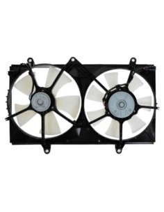 Conjunto Ventilador Radiador y Condensador Doble Pacific Best