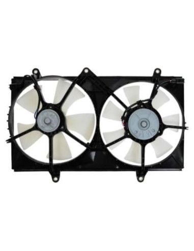 Conjunto Ventilador Radiador y Condensador Doble Pacific Best