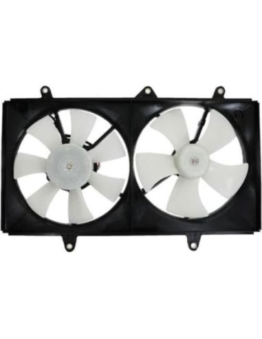 Conjunto Ventilador Radiador y Condensador Doble Pacific Best