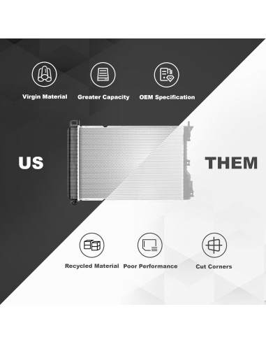 Radiador Klimoto para Toyota Camry 1992-1996 2.2L L4