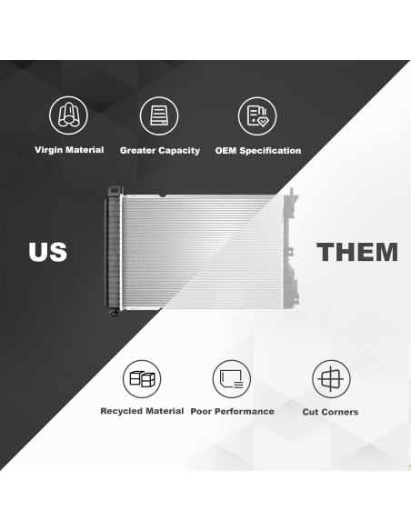 Radiador Klimoto para Toyota Camry 1992-1996 2.2L L4