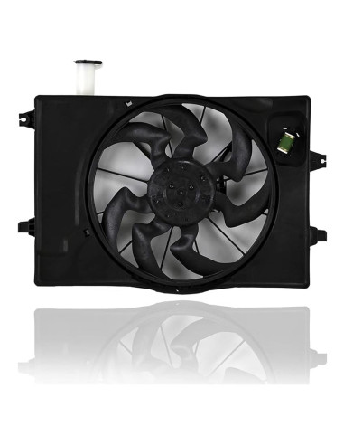 Conjunto Ventilador Radiador y Condensador Doble Cooling Direct - Hyundai Elantra 2.0L