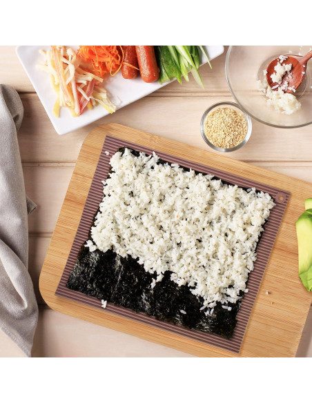 Estera de Sushi de Silicona Carrotez - Rodillo Kimbap Antiadherente