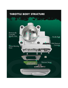 Cuerpo de Aceleración SCITOO para Toyota Yaris 2006-2019 2