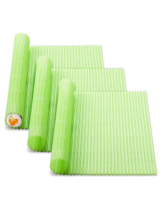 Juego de 3 Esteras de Sushi Hoolerry Plástico Verde 23x21cm