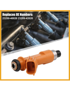 Inyector de Combustible Partuto para Toyota Aygo Yaris 1.0 2