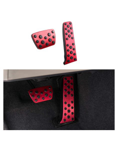 Cubiertas de Pedales CKE para Toyota Camry RAV4 Avalon Rojo