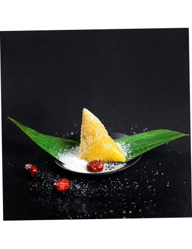 IMIKEYA 100pcs Hojas de Bambú Decorativas para Sushi 18x4.7cm