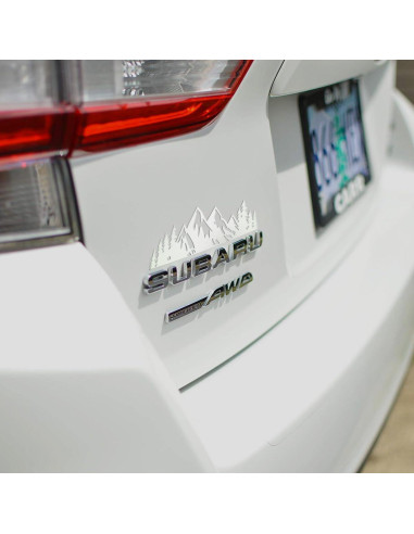 Calcomanías de Árbol de Montaña de Nieve Osilly 2 Piezas