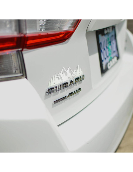 Calcomanías de Árbol de Montaña de Nieve Osilly 2 Piezas