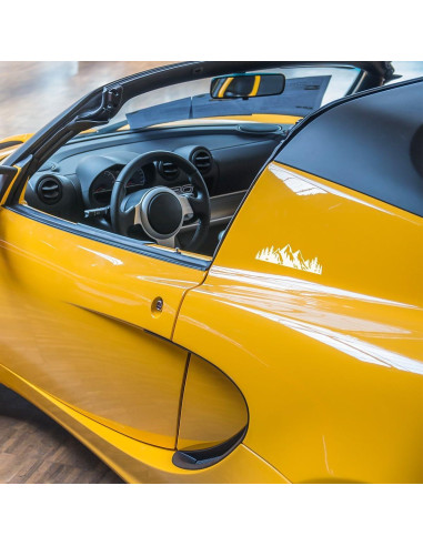 Calcomanías de Árbol de Montaña de Nieve Osilly 2 Piezas